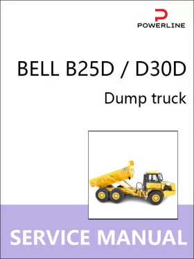 Книга по ремонту самосвала BELL B25D / D30D