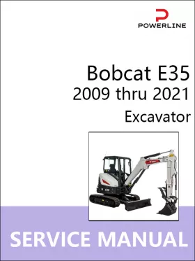 Книга по ремонту экскаватора Bobcat E35 с 2009 по 2021 год