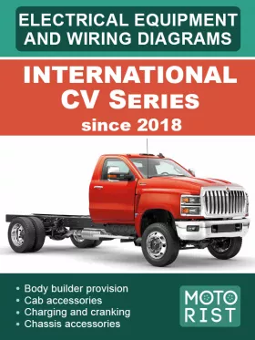 Электрооборудование и электросхемы International CV Series с 2018 года,