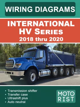 Электрооборудование и электросхемы International HV Series с 2018 по 2020 год,