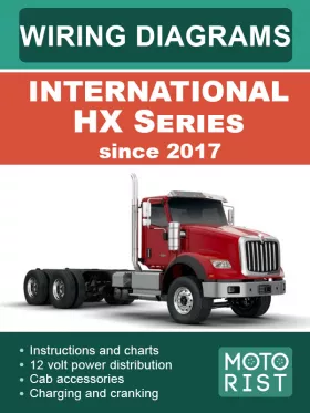Электрооборудование и электросхемы International HX Series с 2017 года,