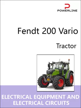 Электрооборудование и электросхемы трактора Fendt 200 Vario