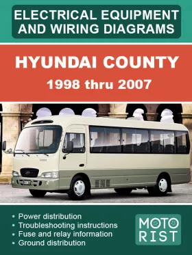 Электрооборудование и электросхемы Hyundai County с 1998 по 2007 год,