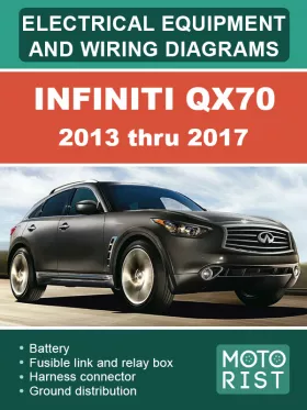 Электрооборудование и электросхемы Infiniti QX70 с 2013 по 2017 год,