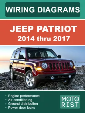 Цветные электросхемы Jeep Patriot с 2014 по 2017 год