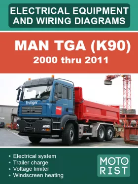 Электрооборудование и электросхемы MAN TGA (K90) с 2000 по 2011 год