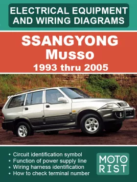 Электрооборудование и электросхемы SsangYong Musso с 1993 по 2005 год