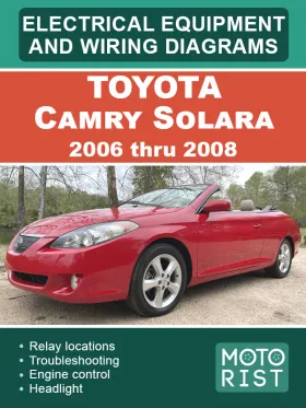 Электрооборудование и цветные электросхемы Toyota Camry Solara с 2006 по 2008 год