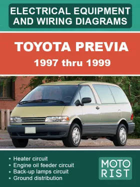 Электросхемы Toyota Previa с 1997 по 1999 год