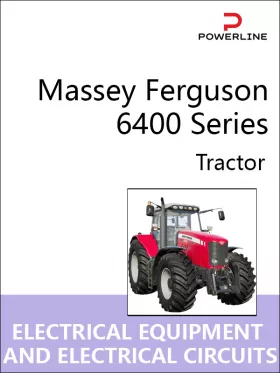 Электрооборудование и цветные электросхемы трактора Massey Ferguson 6400 Series