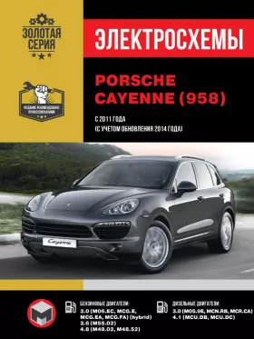 Электросхемы Porsche Cayenne (958) / Cayenne Turbo / Cayenne Hybrid / Cayenne GTS с 2011 года (+ обновления 2014 года)
