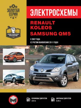 Электросхемы Renault Koleos / Samsung QM5 с 2007 года (+рестайлинг 2011 года)