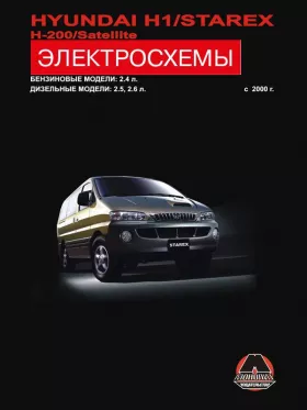 Электросхемы Hyundai H1 / Hyundai H200 / Hyundai Starex / Hyundai Satellite с 2000 года