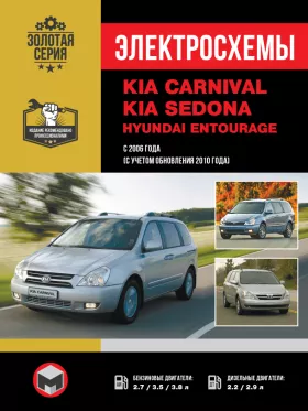 Электросхемы Kia Carnival / Sedona / Hyundai Entourage с 2006 года (+рестайлинг 2010 года)
