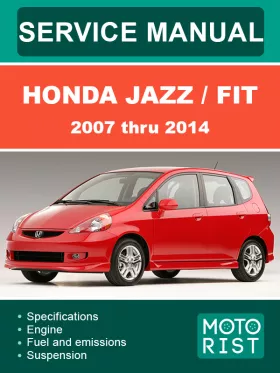 Книга по ремонту Honda Jazz / Fit с 2007 по 2014 год