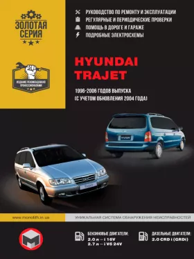 Книга по ремонту Hyundai Trajet с 1996 по 2006 год (+обновления 2004 года)