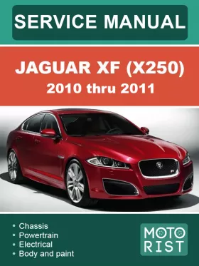 Книга по ремонту Jaguar XF (X250) с 2010 по 2011 год