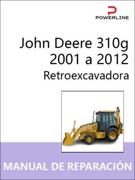 Книга по ремонту экскаватора-погрузчика John Deere 310g с 2001 по 2012 год (на испанском языке)