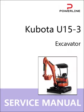 Книга по ремонту экскаватора Kubota U15-3