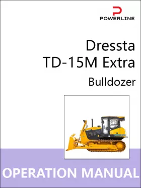Книга по эксплуатации и техническому обслуживанию бульдозера Dressta TD-15M Extra