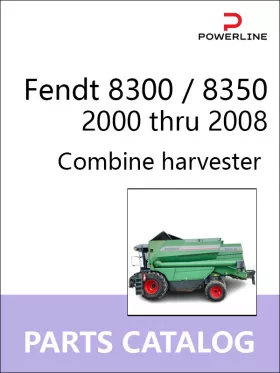 Каталог запчастей комбайна Fendt 8300 / 8350 с 2000 по 2008 год