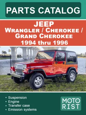 Каталог запчастей Jeep Wrangler / Cherokee / Grand Cherokee с 1994 по 1996 год