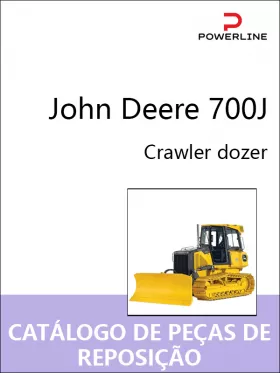 Каталог запчастей бульдозера John Deere 700J (на португальском языке)
