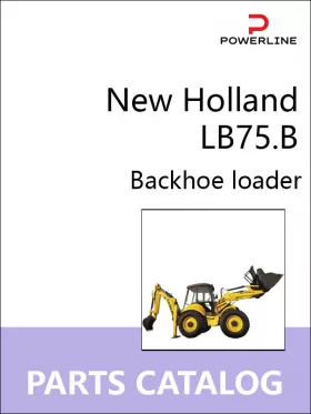 Каталог запчастей экскаватора-погрузчика New Holland LB75.B