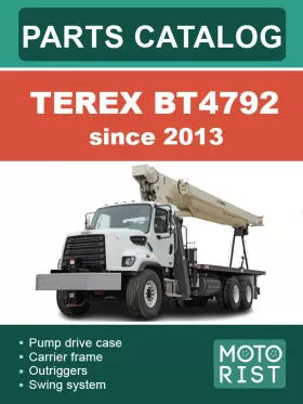 Каталог деталей автокрана Terex BT4792 c 2013 года