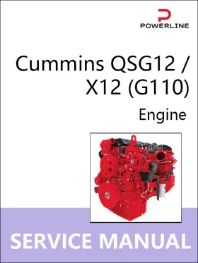 Книга по ремонту двигателей Cummins QSG12 / X12 (G110)