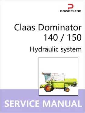 Книга по ремонту гидравлической системы комбайна Claas Dominator 140 / 150