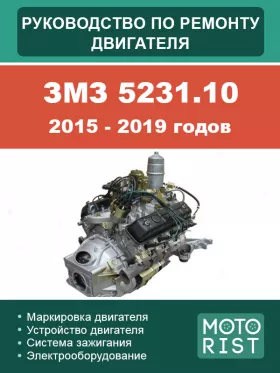 Книга по ремонту двигателя ЗМЗ 5231.10 2015-2019 годов