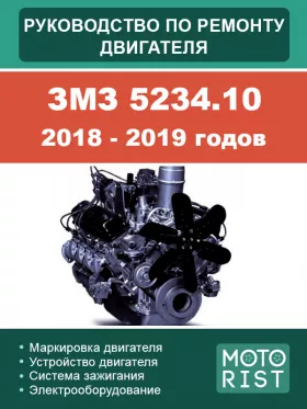 Книга по ремонту двигателя ЗМЗ 5234.10 2018-2019 годов