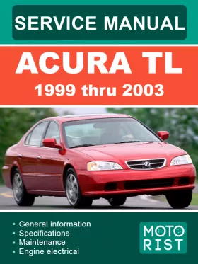 Книга по ремонту Acura TL с 1999 по 2003 год