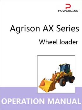 Книга по эксплуатации и техобслуживанию погрузчика Agrison AX Series