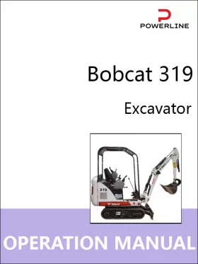 Книга по эксплуатации и техобслуживанию экскаватора Bobcat 319
