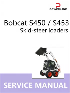 Книга по ремонту погрузчика Bobcat S450 / S453