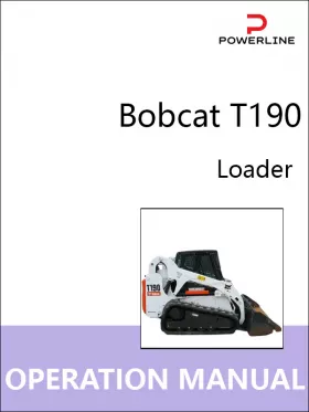 Книга по эксплуатации и техобслуживанию погрузчика Bobcat T190в формате PDF