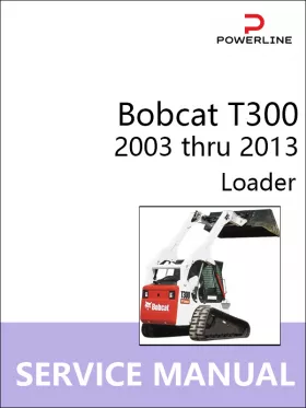 Книга по ремонту погрузчика Bobcat T300 с 2003 по 2013 год