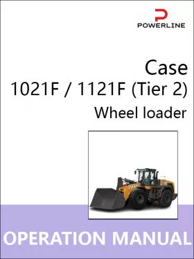 Книга по эксплуатации и техобслуживанию погрузчика Case 1021F / 1121F (Tier 2)