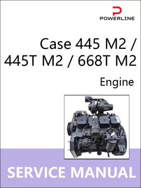 Книга по ремонту двигателя Case 445 M2 / 445T M2 / 668T M2