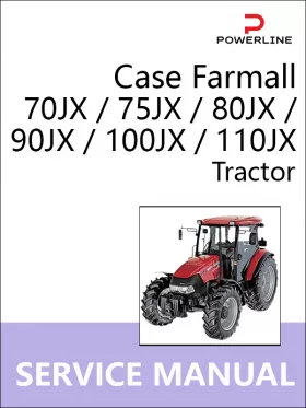 Книга по ремонту трактора Case Farmall 70JX / 75JX / 80JX / 90JX / 100JX / 110JX