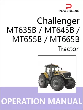 Книга по эксплуатации и техническому обслуживанию трактора Challenger MT635B / MT645B / MT655B / MT665B