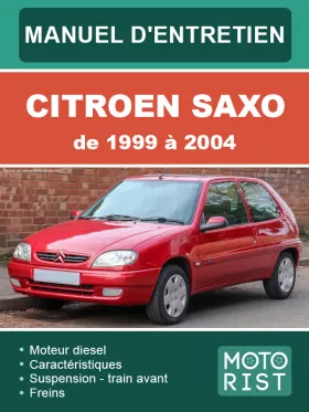 Книга по ремонту Citroen Saxo с 1999 по 2004 год (на французском языке)