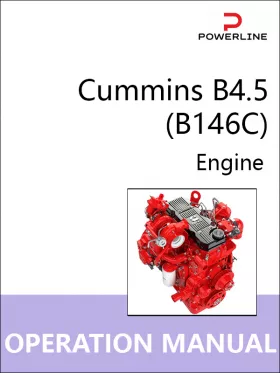 Книга по эксплуатации и техническому обслуживанию двигателя Cummins B4.5 (B146C)