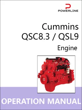 Книга по эксплуатации и техническому обслуживанию двигателя Cummins QSC8.3 / QSL9