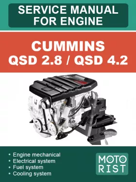 Книга по ремонту двигателей Cummins QSD 2.8 / QSD 4.2