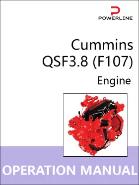 Книга по эксплуатации и техническому обслуживанию двигателя Cummins QSF3.8 (F107)