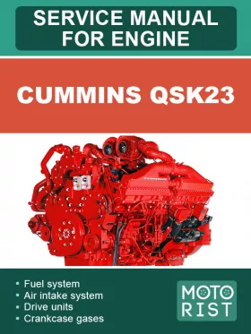 Книга по ремонту двигателей Cummins QSK23