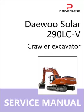 Книга по ремонту экскаватора Daewoo Solar 290LC-V
